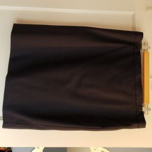 J crew navy suiting skirt